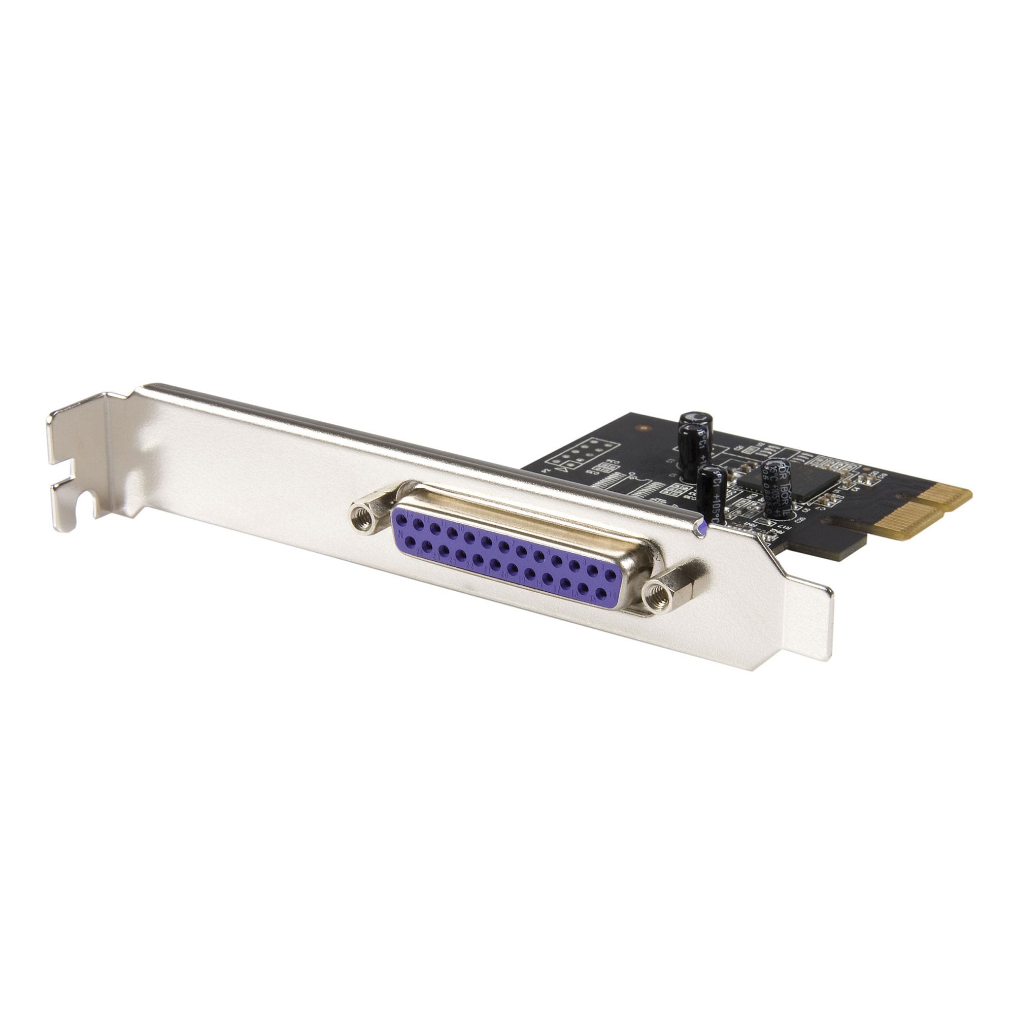 TARJETA PCI EXPRESS DE 1 PUERTO PARALELO - ADAPTADOR PCIE A DB25 LPT - CONTROLADOR DE EXPANSION DE PC PARA IMPRESORA, SPP/ECP - STARTECH.COM MOD. PEX1P2