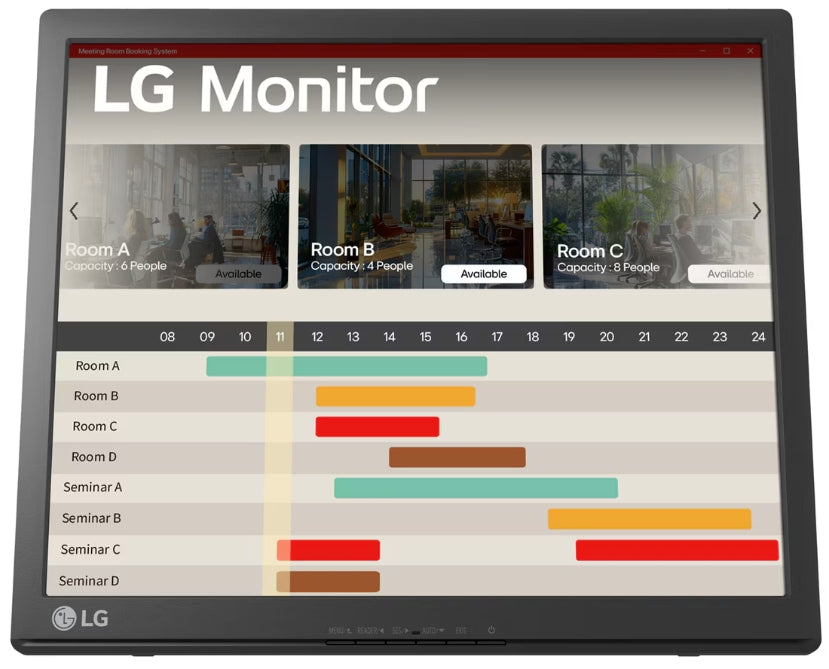 LG 17" 17BR30T LED Monitor Touch Panel TN 1280x1024 HD 75Hz Black