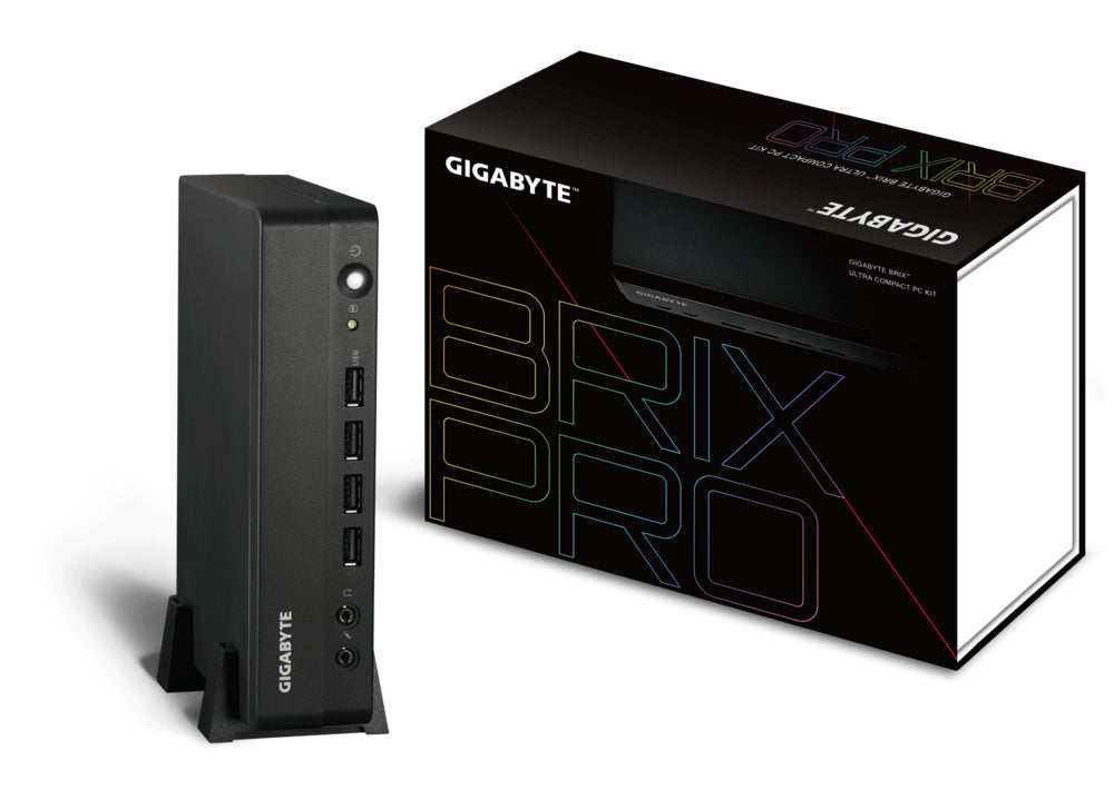 MINI PC GIGABYTE BRIX PRO AMD RYZEN EMBEDDED R1505G 2 NUCLEOS/2X DDR4 2400 MHZ/4X HDMI/ 4X USB 3.2/ WIFI/BLUETOOTH/1X PCIE 4.0