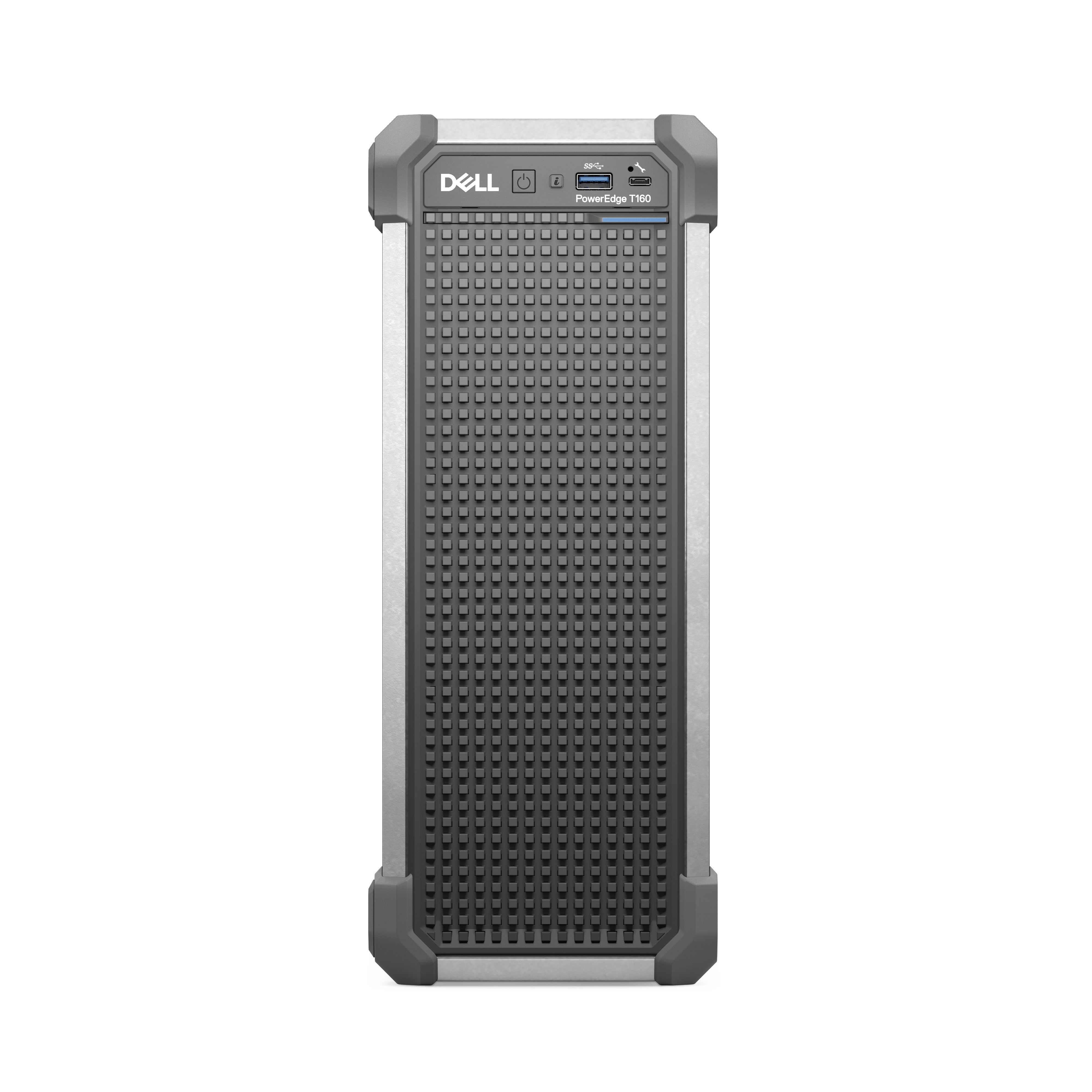 Servidor Dell PowerEdge T160 Intel Xeon 6333P 1x16GB 5600MT/s 2x480GB 3.5 No Controller 1 Año Básico NBD