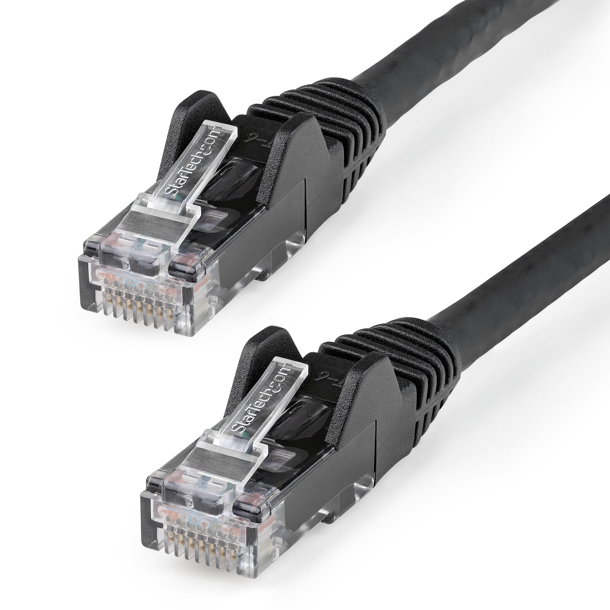 CABLE ETHERNET CAT 6 DE 50 CM - LSZH - CABLE DE RED PATCH CAT6 UTP RJ45 POE DE 100W 10 GBE SIN ENGANCHES NEGRO, ETL - STARTECH.COM MOD. N6LPATCH50CMBK