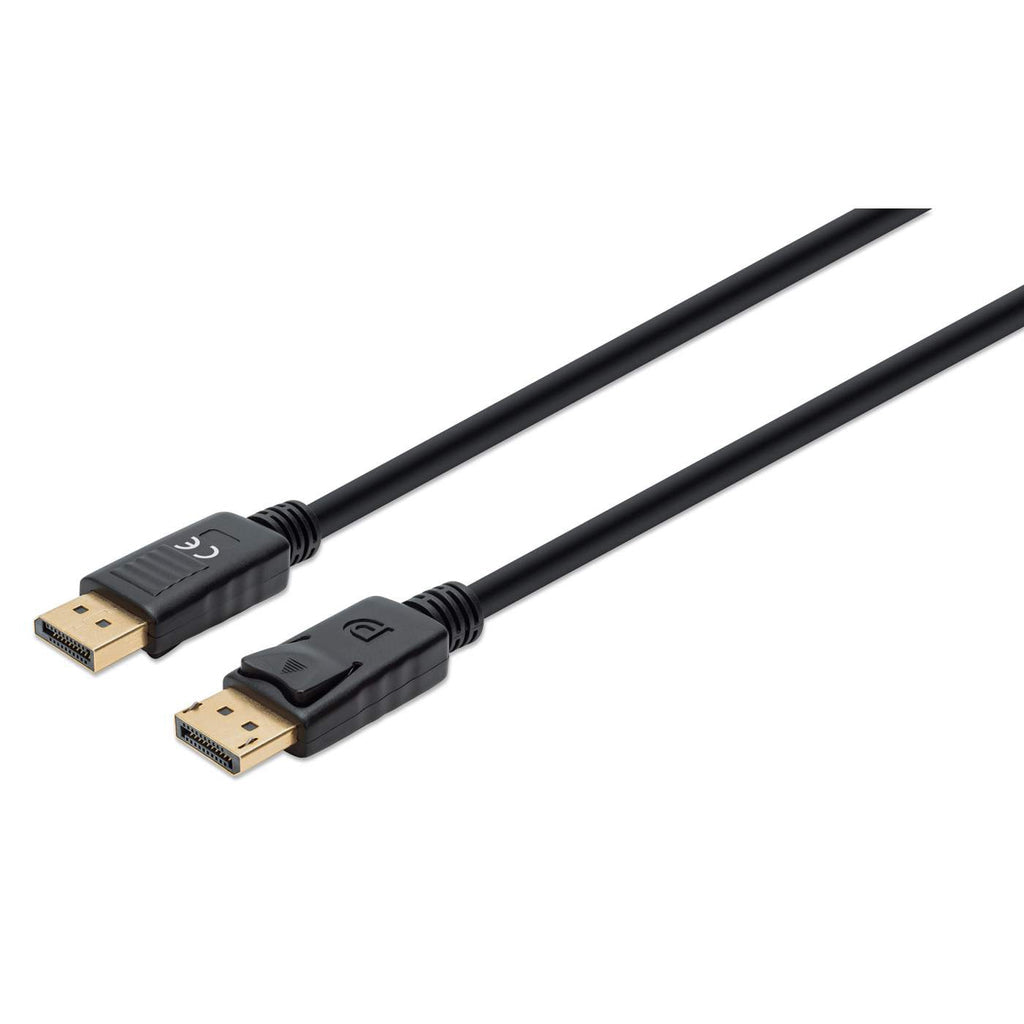 Cable Manhattan DisplayPort M-M 8K a 60Hz 2m Color Negro