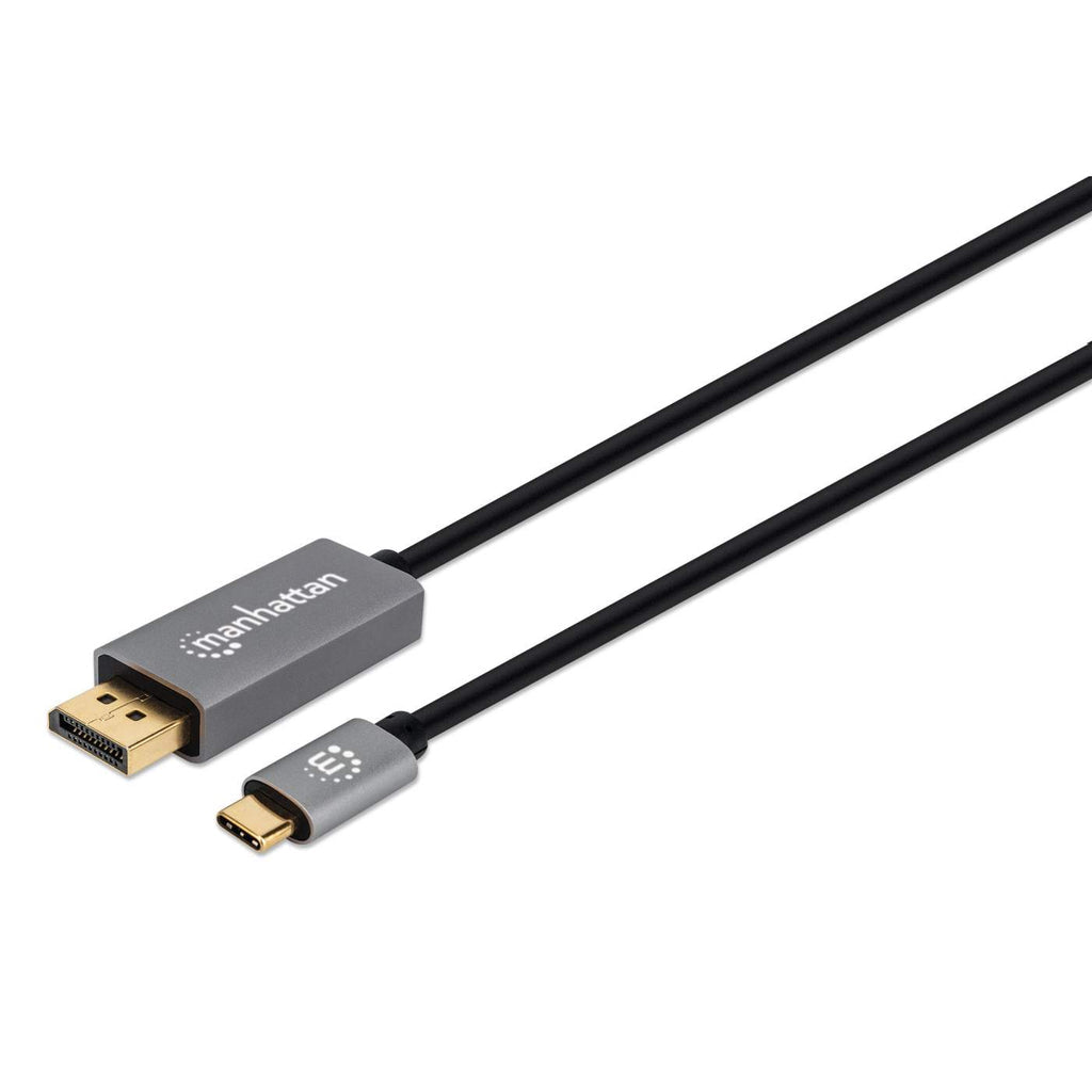 Manhattan USB-C to DisplayPort-M 8K@60Hz Adapter Cable 2m Black