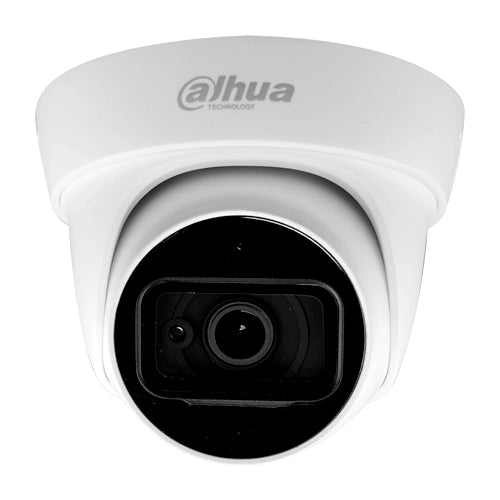 Cámara Domo Dahua HDCVI 2MP 1080p Lente 2.8mm 103° de Apertura IR 30m Micrófono Integrado IP67 DWDR