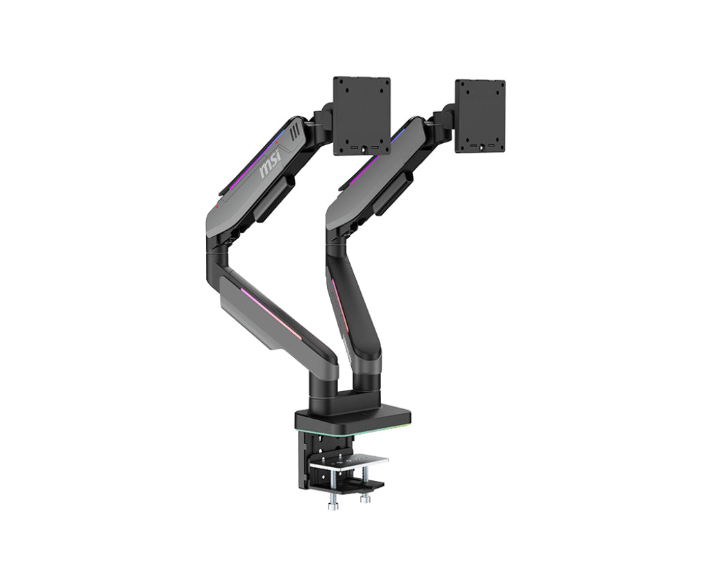 Soporte para Monitor MSI MPG MT201DR Doble Monitor Negro 17" a 35" Máximo Peso 20kg RGB