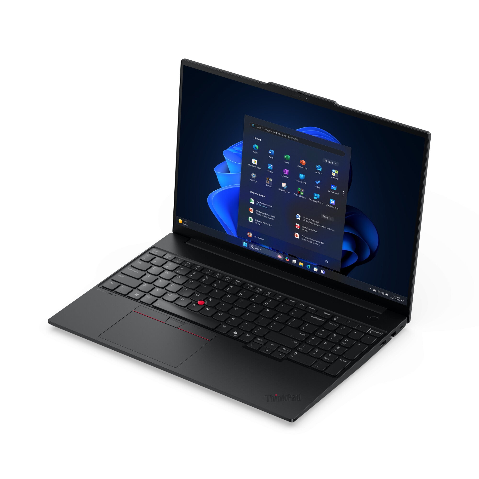 Lenovo ThinkPad E16 Gen 3 (Intel) Intel Core 5 210H Computadora portátil 40.6 cm (16") WUXGA 16 GB DDR5-SDRAM 512 GB SSD Wi-Fi 6E (802.11ax) Windows 11 Pro Español Negro