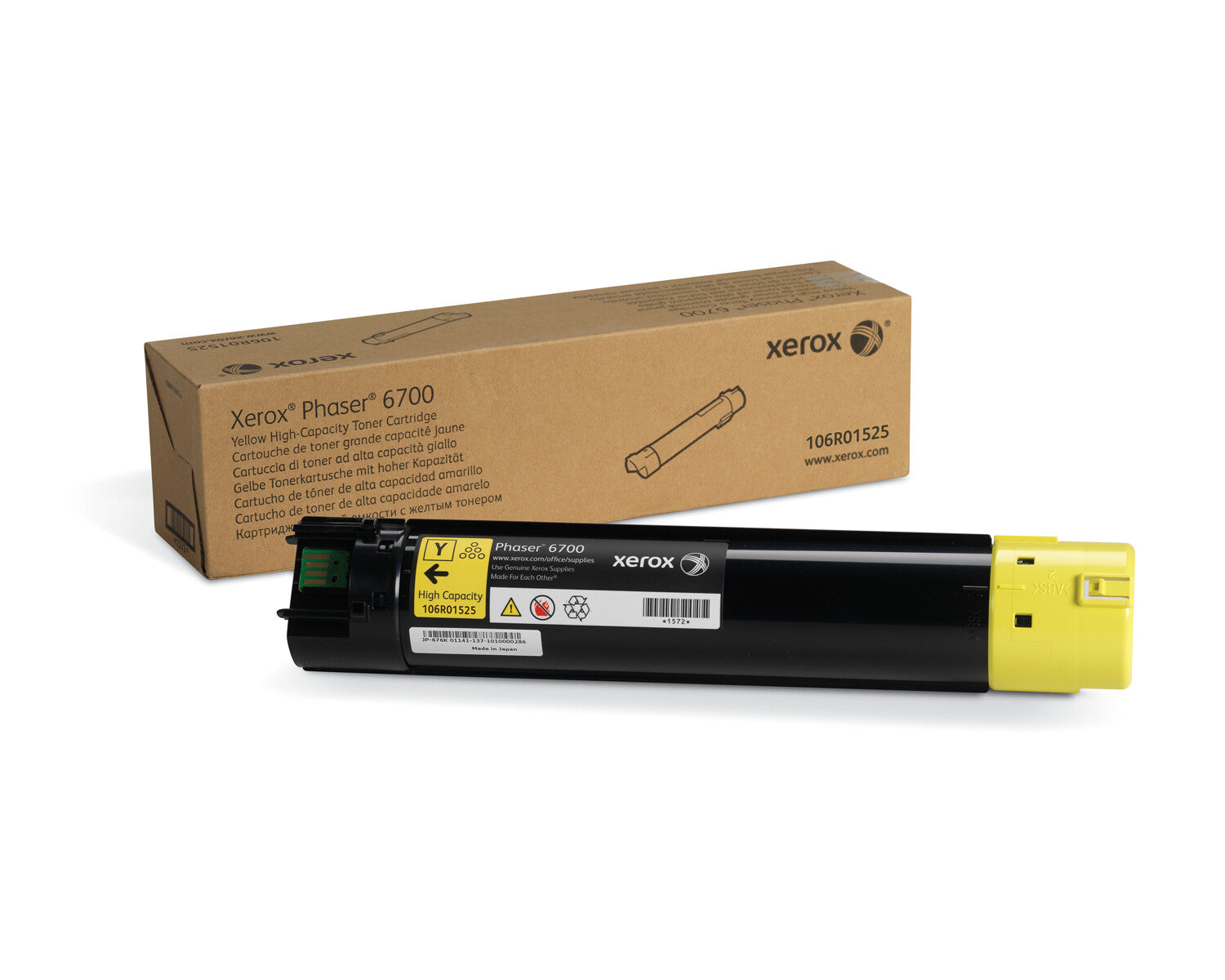 Xerox 106R01525 cartucho de tóner 1 pieza(s) Original Amarillo