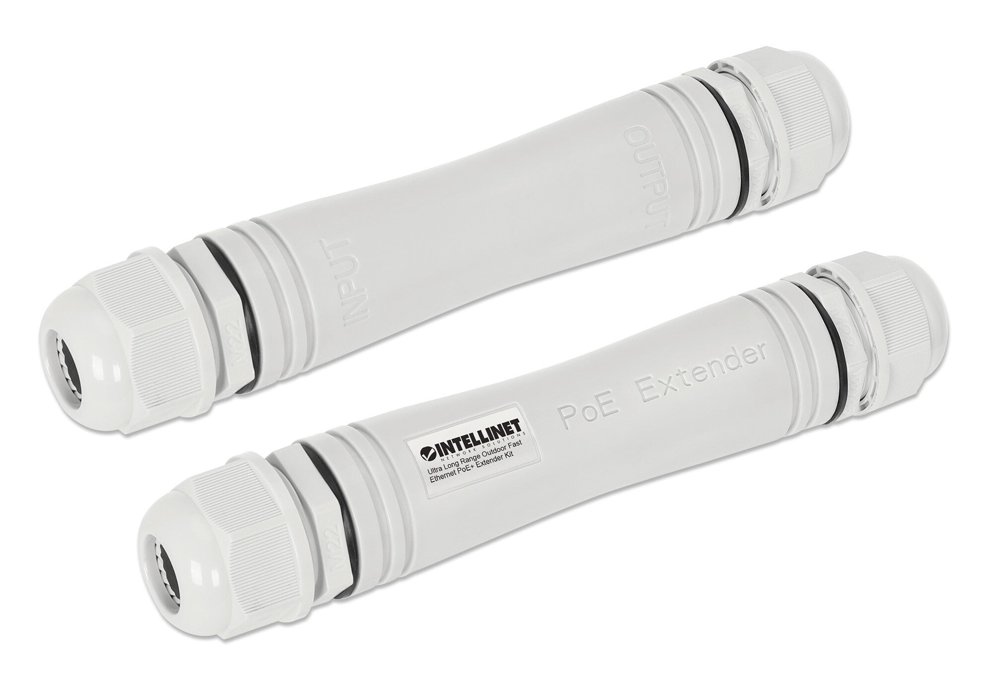 Intellinet 561952 extensor de red Blanco 10, 100 Mbit/s