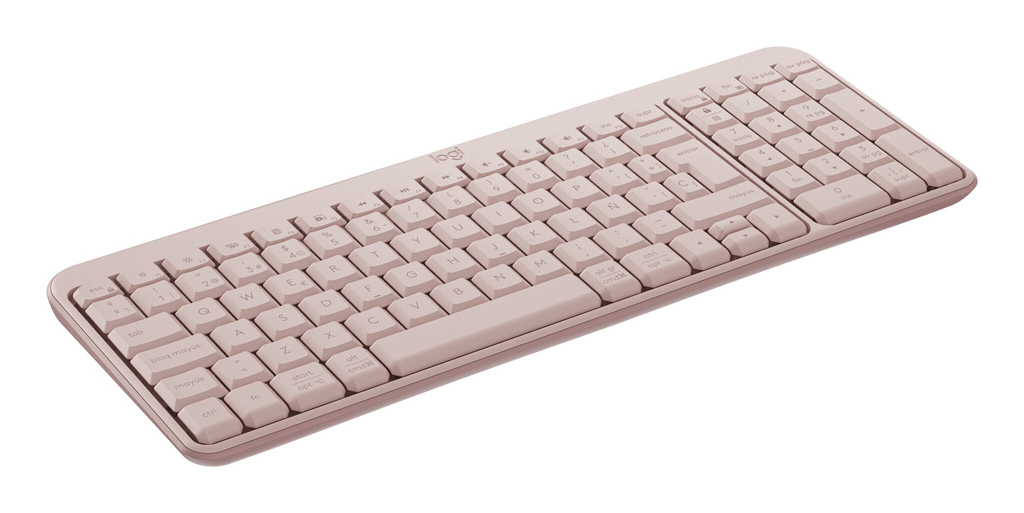 Logitech 920-013447 teclado Universal Bluetooth QWERTY Español Rosa