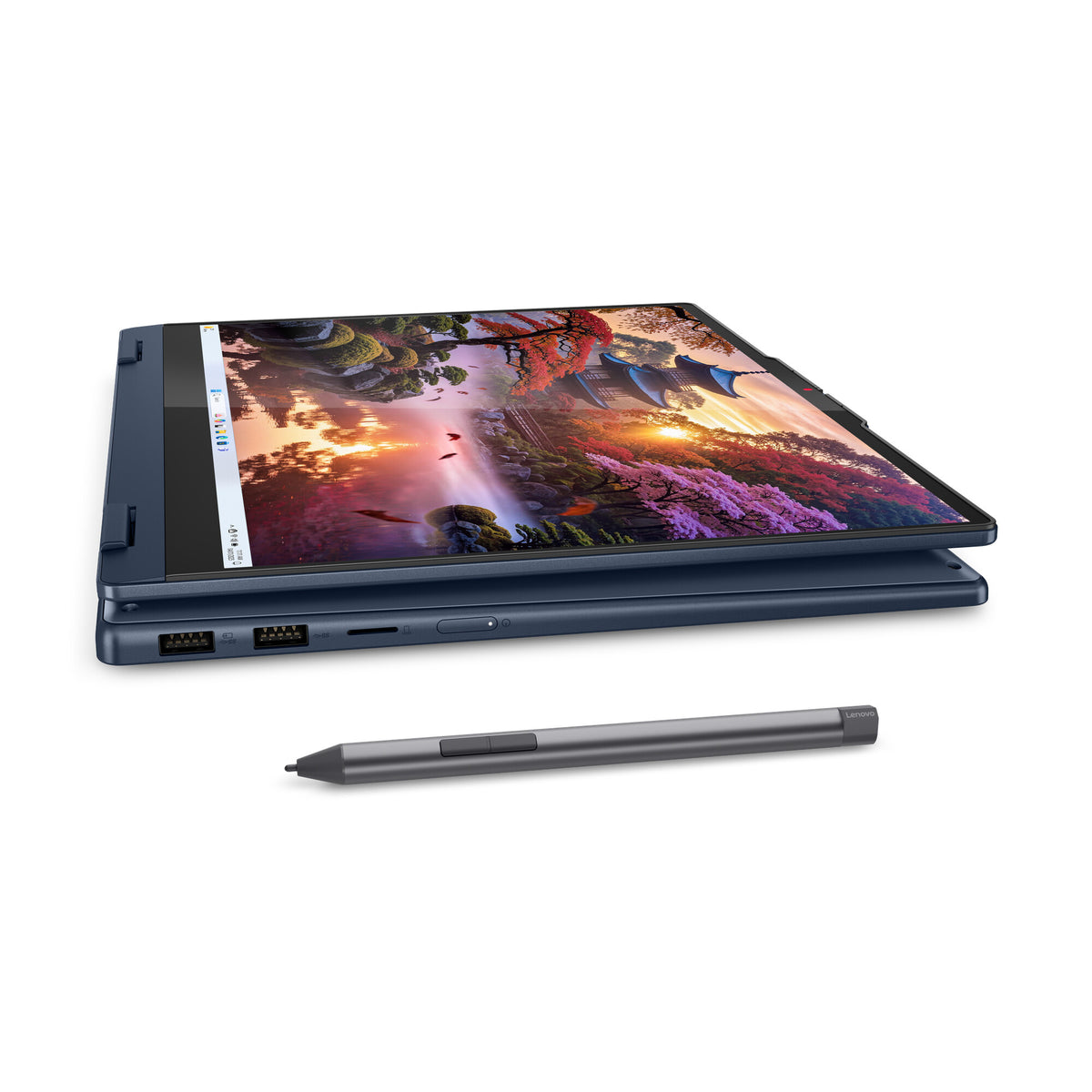 Lenovo IdeaPad 5 2-in-1 14AKP10 Copilot+ PC AMD Ryzen AI 7 350 Híbrido (2-en-1) 35.6 cm (14") Pantalla táctil WUXGA 16 GB 512 GB SSD Wi-Fi 7 (802.11be) Windows 11 Home Español Azul