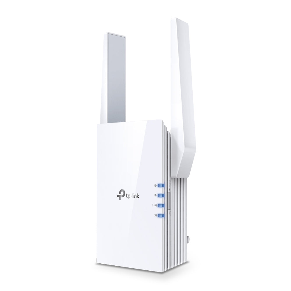 EXTENSOR DE RANGO TP-LINK RE705X WIFI 6 AX3000 MODOS DE TRABAJO EXTENSOR DE RANGO / PUNTO DE ACCESO, 2.4GHZ 574 MBPS, 5GHZ 2402 MBPS,
