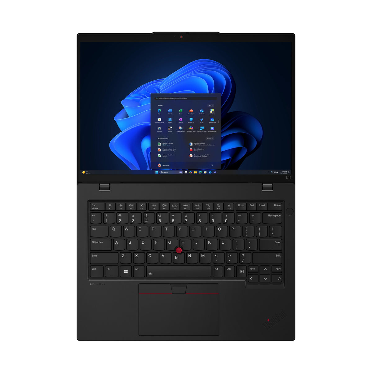 Lenovo ThinkPad L14 Gen 6 (Intel) Intel Core Ultra 7 255U Computadora portátil 35.6 cm (14") WUXGA 16 GB DDR5-SDRAM 512 GB SSD Wi-Fi 6E (802.11ax) Windows 11 Pro Español Negro