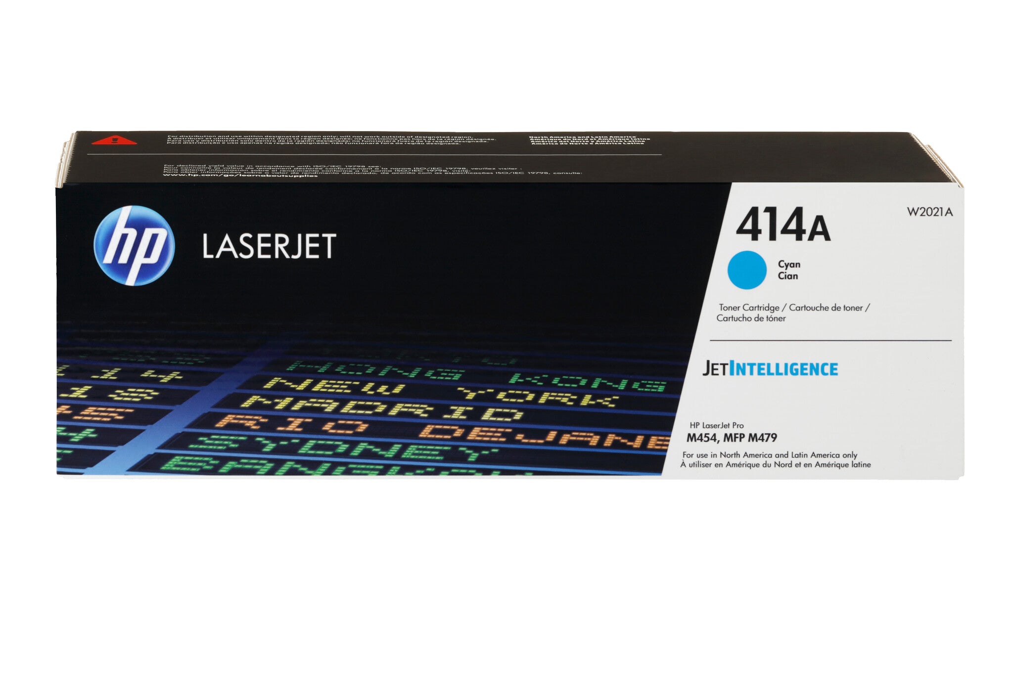 HP Cartucho de tóner original LaserJet 414A cian