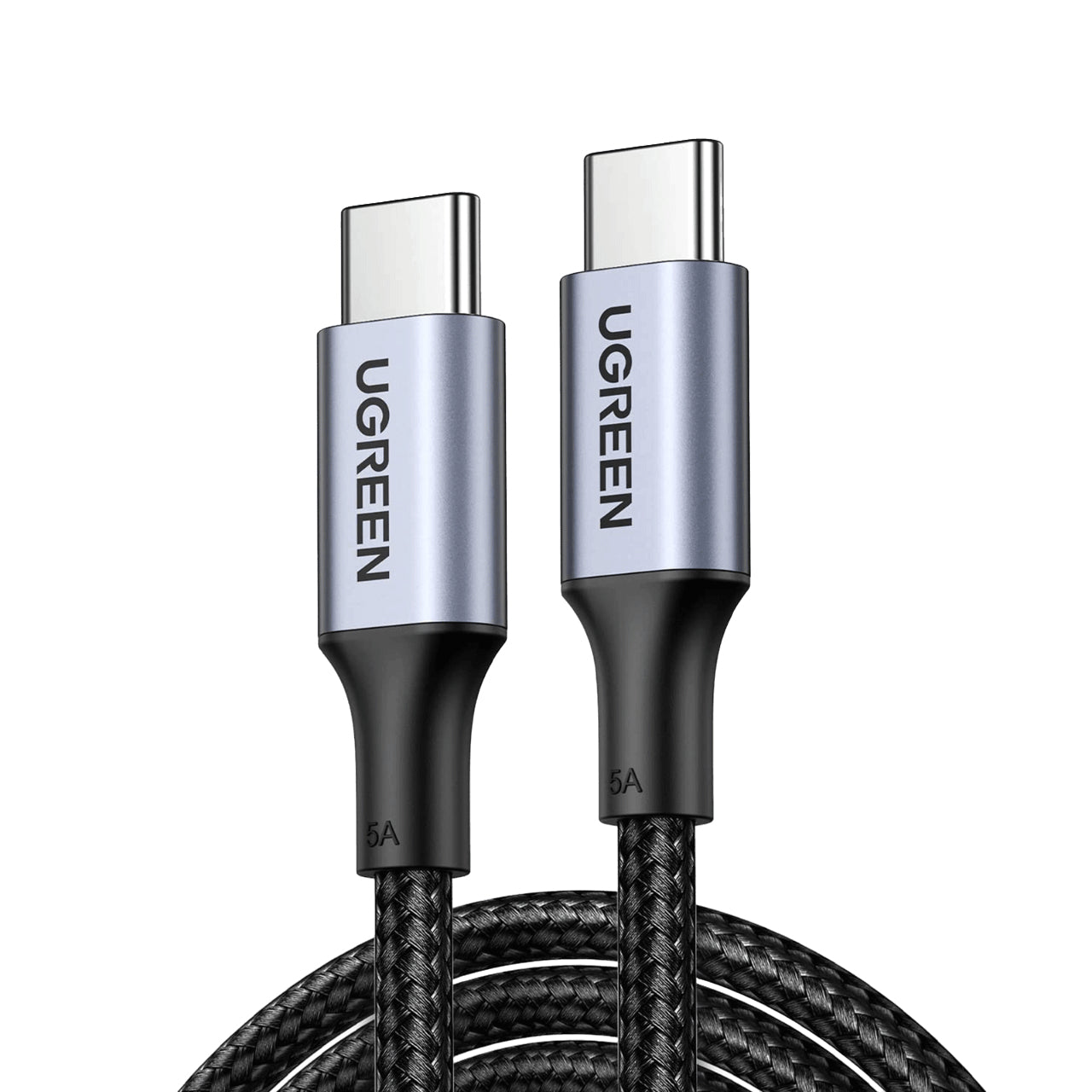 Cable USB-C a USB-C | 3 Metros | Carga Rápida de hasta 100W | Transferencia de datos 480 Mbps | PD3.0 | QC4.0/3.0/2.0 | FPC | AFC | Protección Integrada| Caja de Aluminio | Nylon Trenzado | Amplia Compatibilidad | Color Negro.