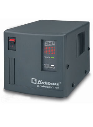 Koblenz ER-2550 regulador de voltaje 4 salidas AC Negro