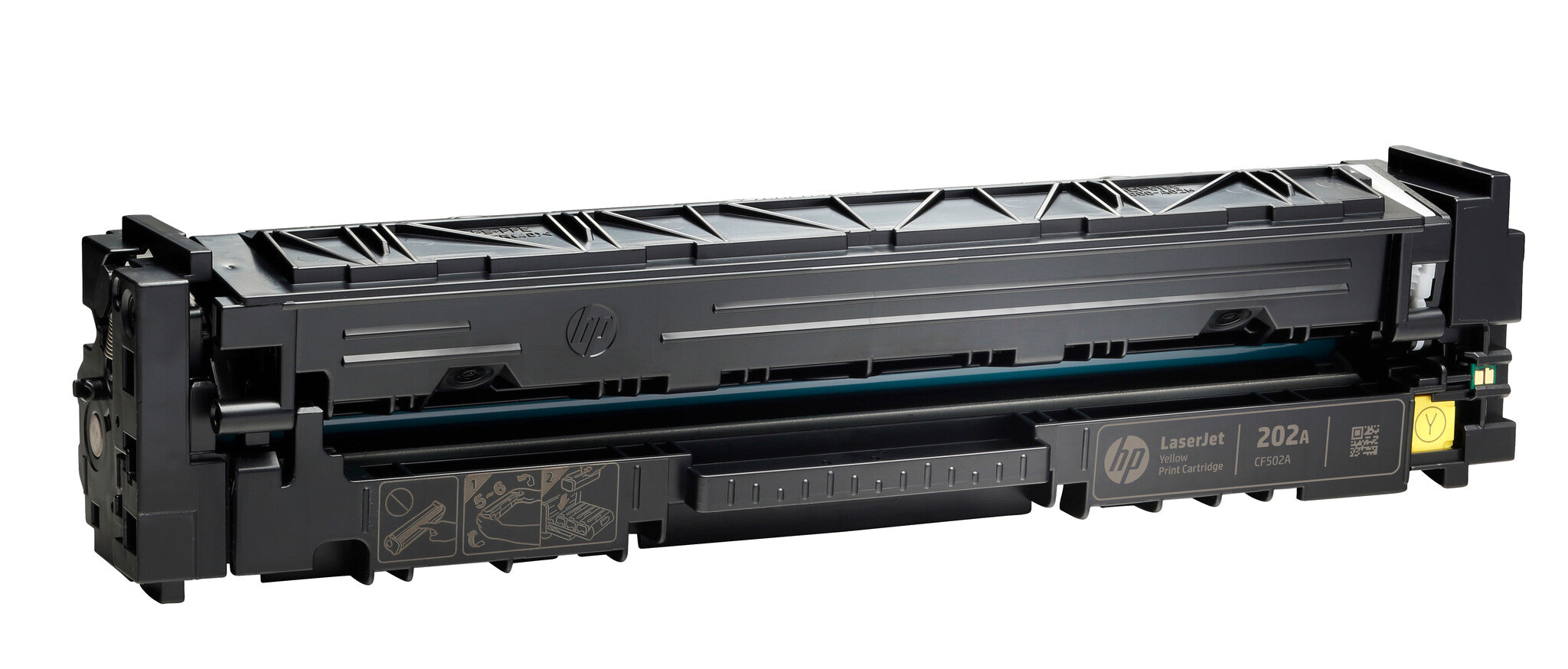 HP Cartucho de tóner original LaserJet 202A amarillo
