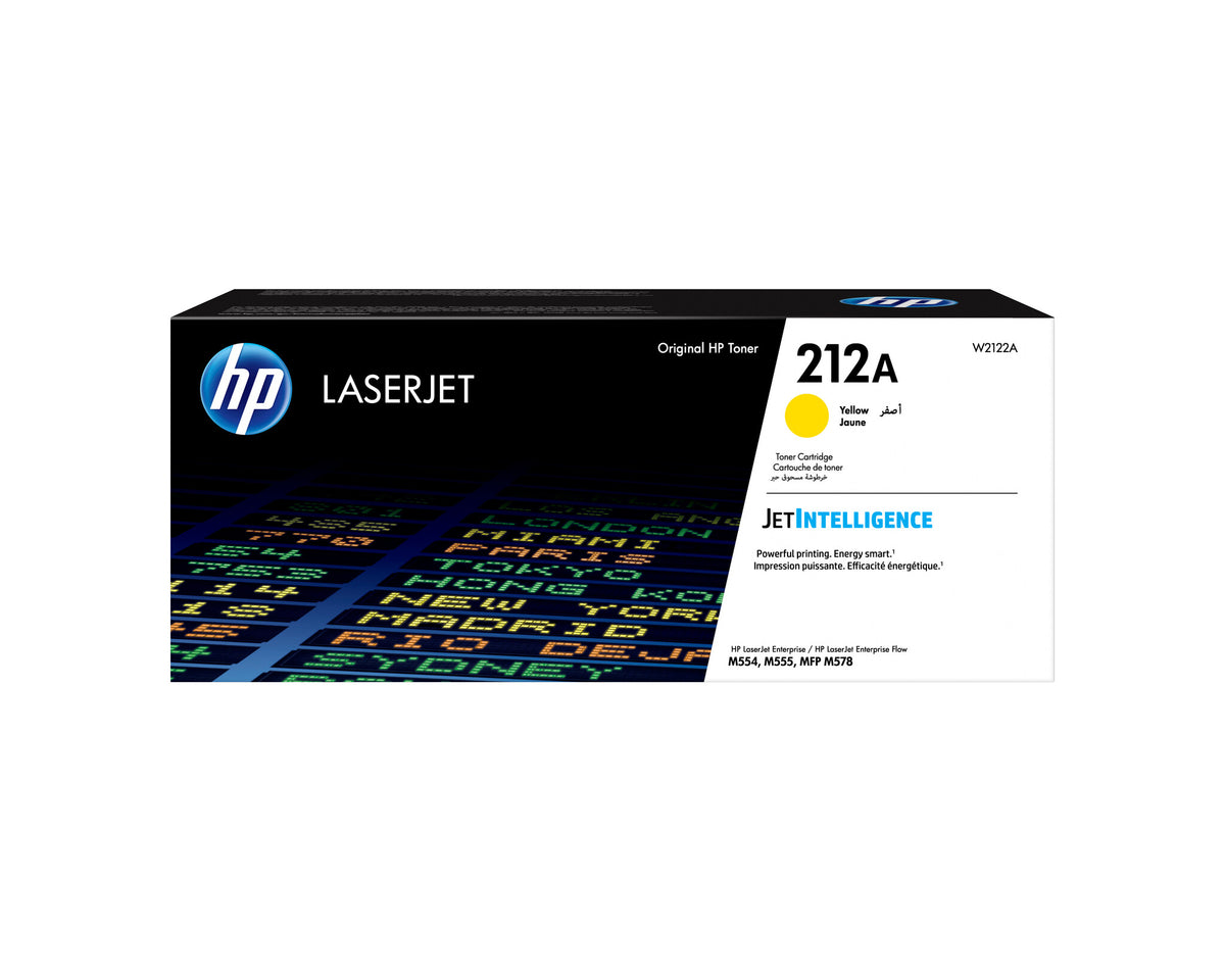 HP Cartucho de tóner original LaserJet 212A, amarillo