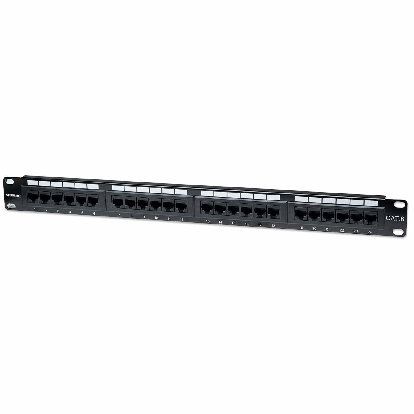 Panel Parcheo Intellinet Cat 6 24 Puertos UTP 1U