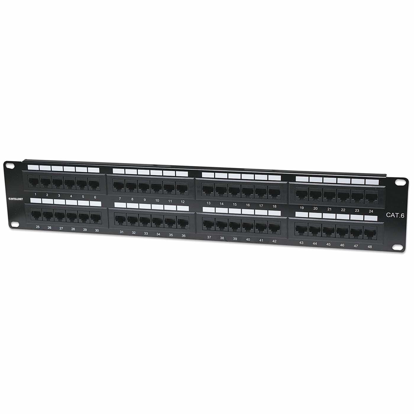 Panel Parcheo Intellinet Cat 6 48 Puertos UTP 2U