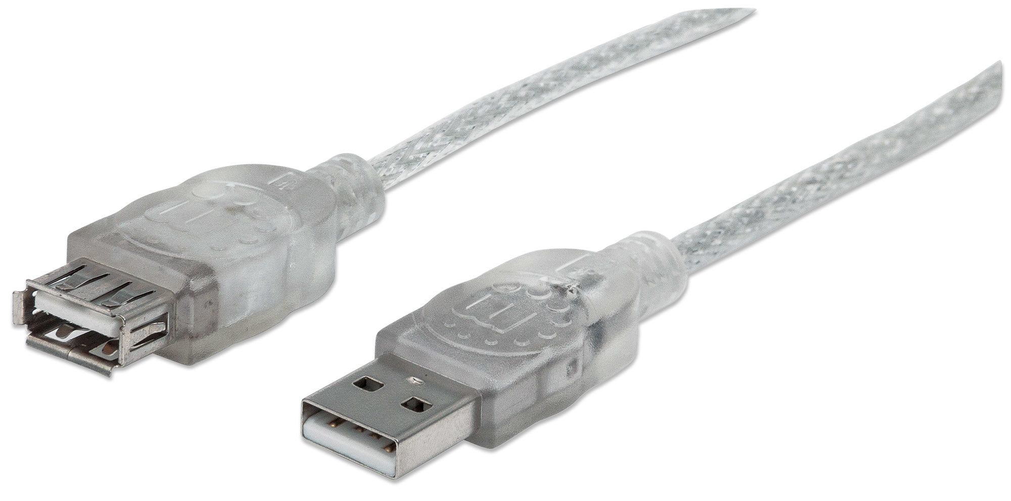 Manhattan USB A-B 2.0 High-Speed Extension Cable 4.5m Silver
