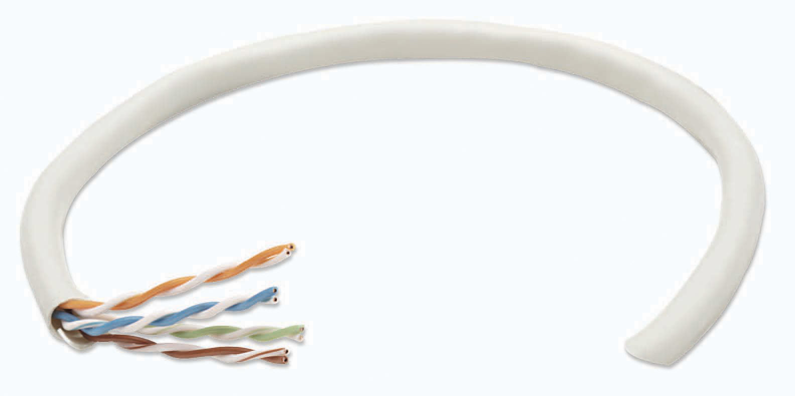 Intellinet UTP Cat5e Network Cable Coil 305m Solid Copper Gray