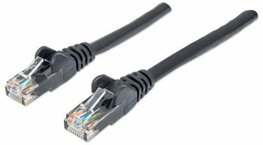 Cable Red Intellinet CAT 6 UTP 2m Color Negro