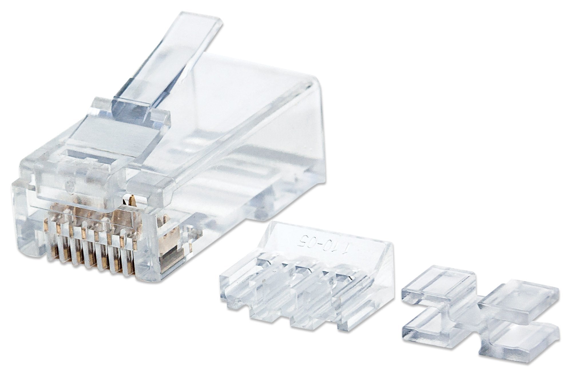 PLUG RJ45,INTELLINET,790536, CAT 6 UTP SOLIDO PRO 80 PZAS