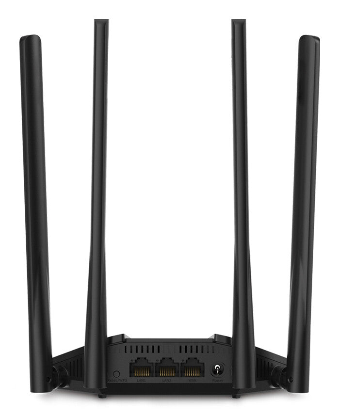 Mercusys MR30G router inalámbrico Gigabit Ethernet Doble banda (2,4 GHz / 5 GHz) Negro