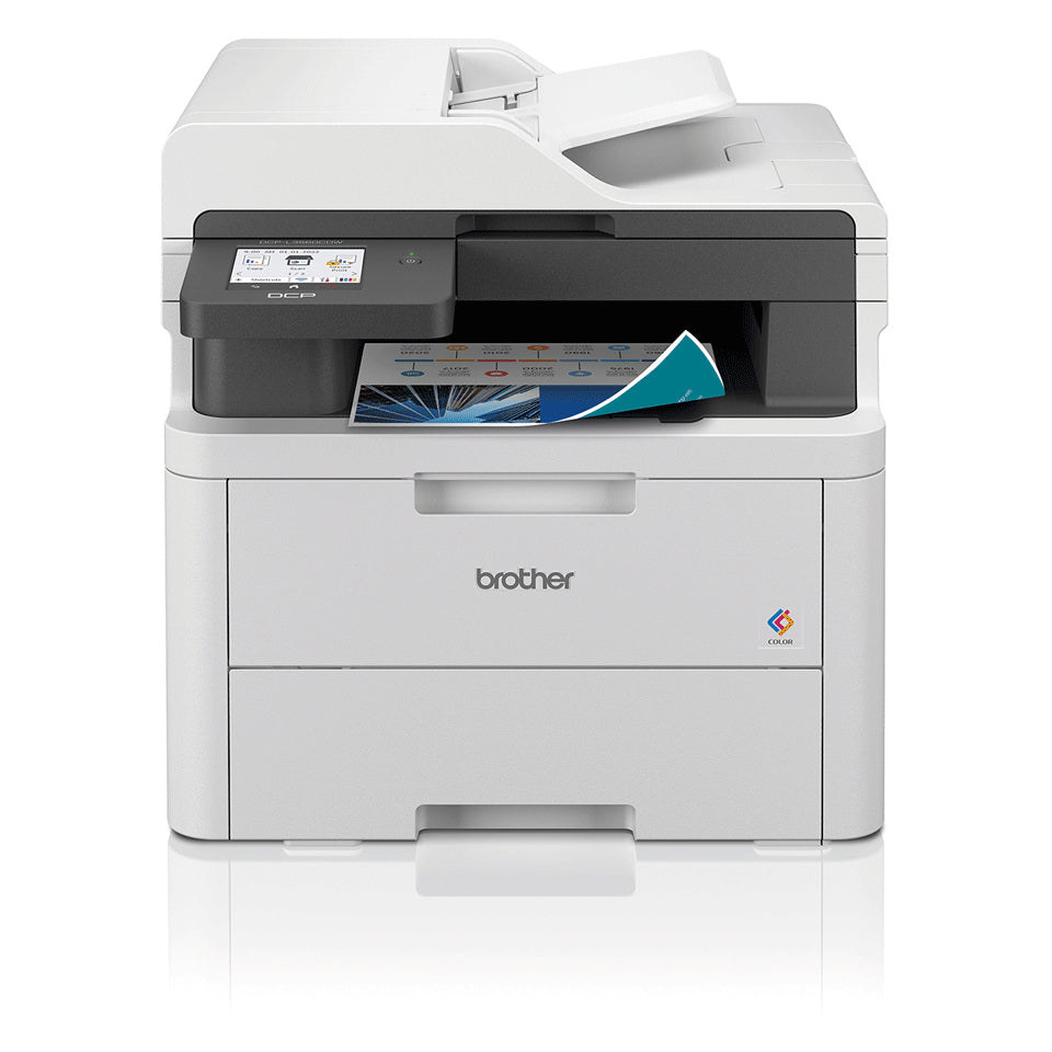 Brother DCPL3560CDW Color LED Laser Multifunction Printer Duplex Monthly Duty Cycle 40000 Pages 1200x1200 dpi USB/Wi-Fi