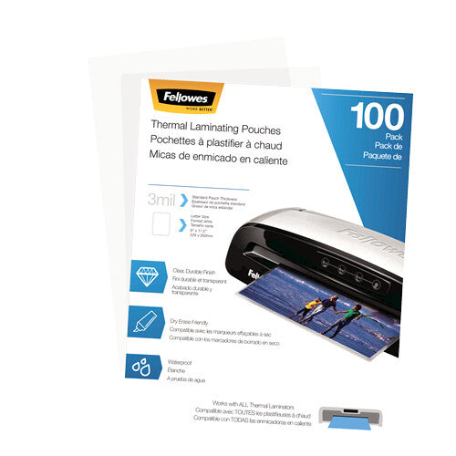 Fellowes 5743301 plastificador 100 pieza(s)
