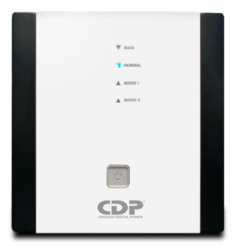 CDP R-AVR5008 regulador de voltaje 9 salidas AC 120 V Negro, Blanco