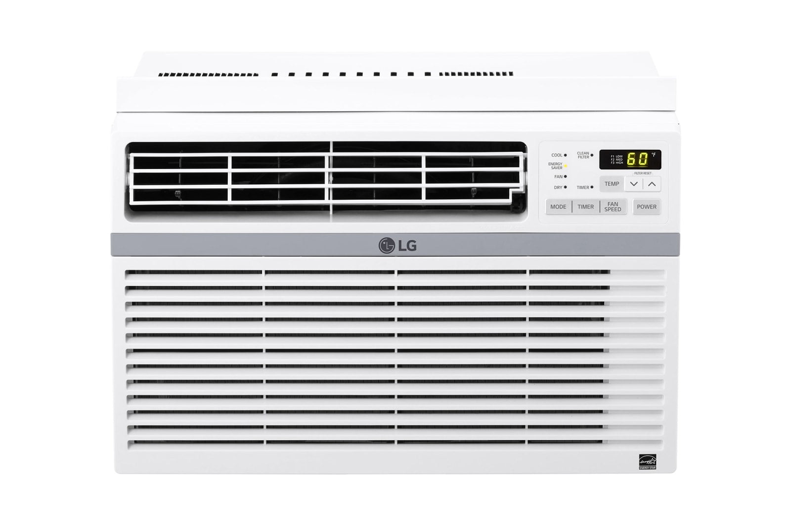 Aire Acondicionado LG Tipo Ventana Enfriamiento 8000 BTU/h Temporizador Color Blanco