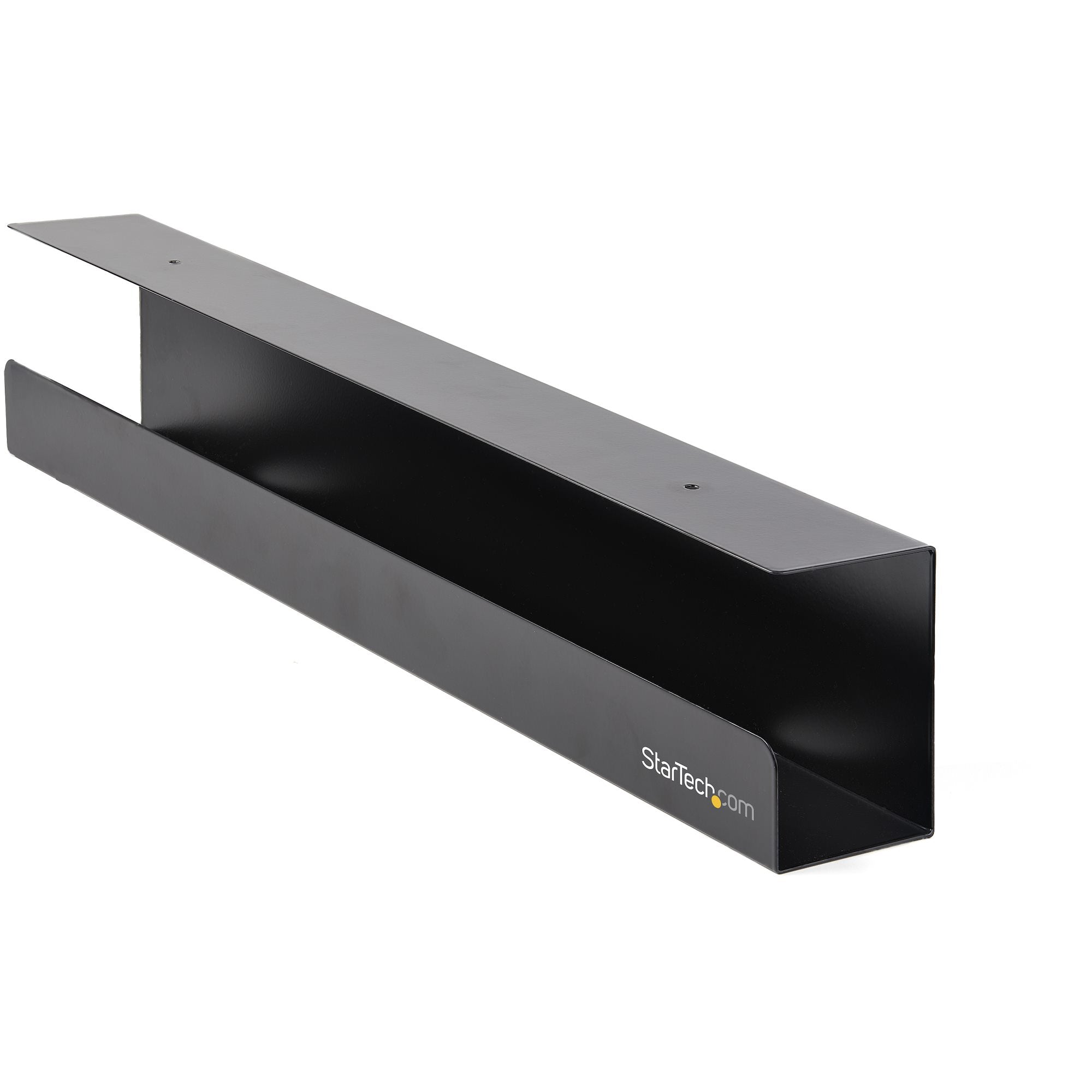ORGANIZADOR DE CABLES PARA DEBAJO DEL ESCRITORIO - BANDEJA ORGANIZADORA/PORTA CABLES PARA OFICINA - MONTAJE EN ESCRITORIO/MESA PARA CABLEADO/EXTENSIONES ELECTRICAS DE PC - 60CM LARGO X 7.6CM FONDO