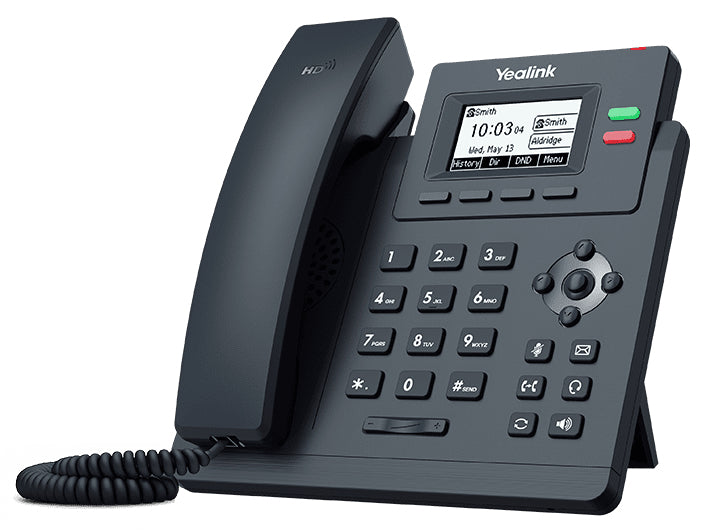 Teléfono IP Empresarial Yealink SIP-T31G con 2 Líneas SIP y Doble Puerto Gigabit Ethernet