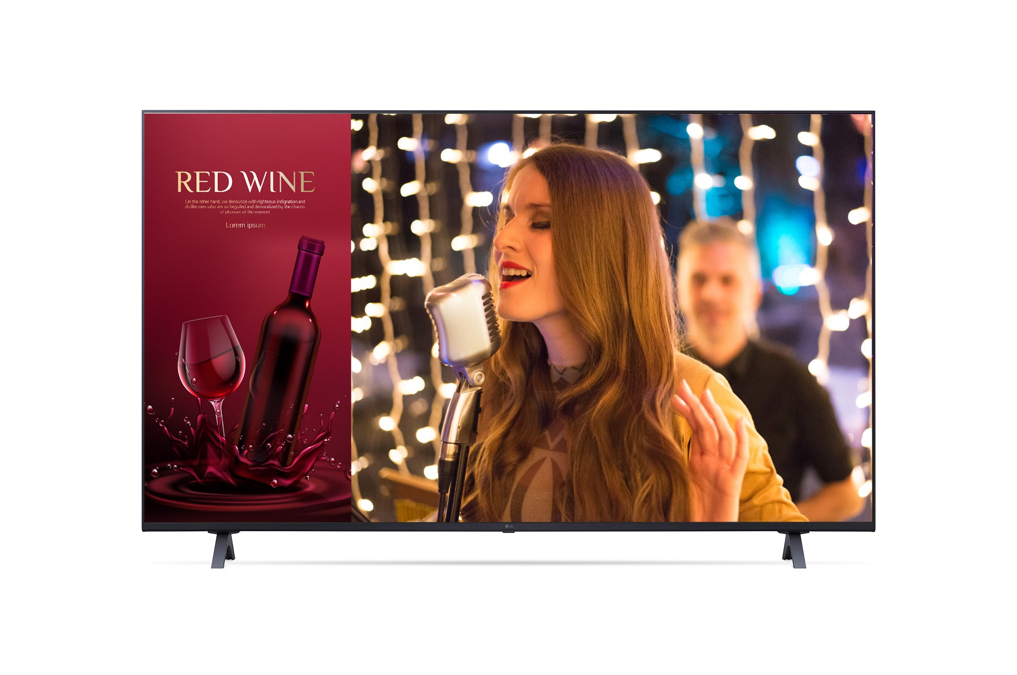 TELEVISION SUPER SIGN PARA SEÑALIZACION DIGITAL LG 50 UHD, HDR 10, 400 NITS 16/7, WI-FI BUILT IN HDMI X3 USB, RF, RS-232, RJ45, BOCINA 10 W X2