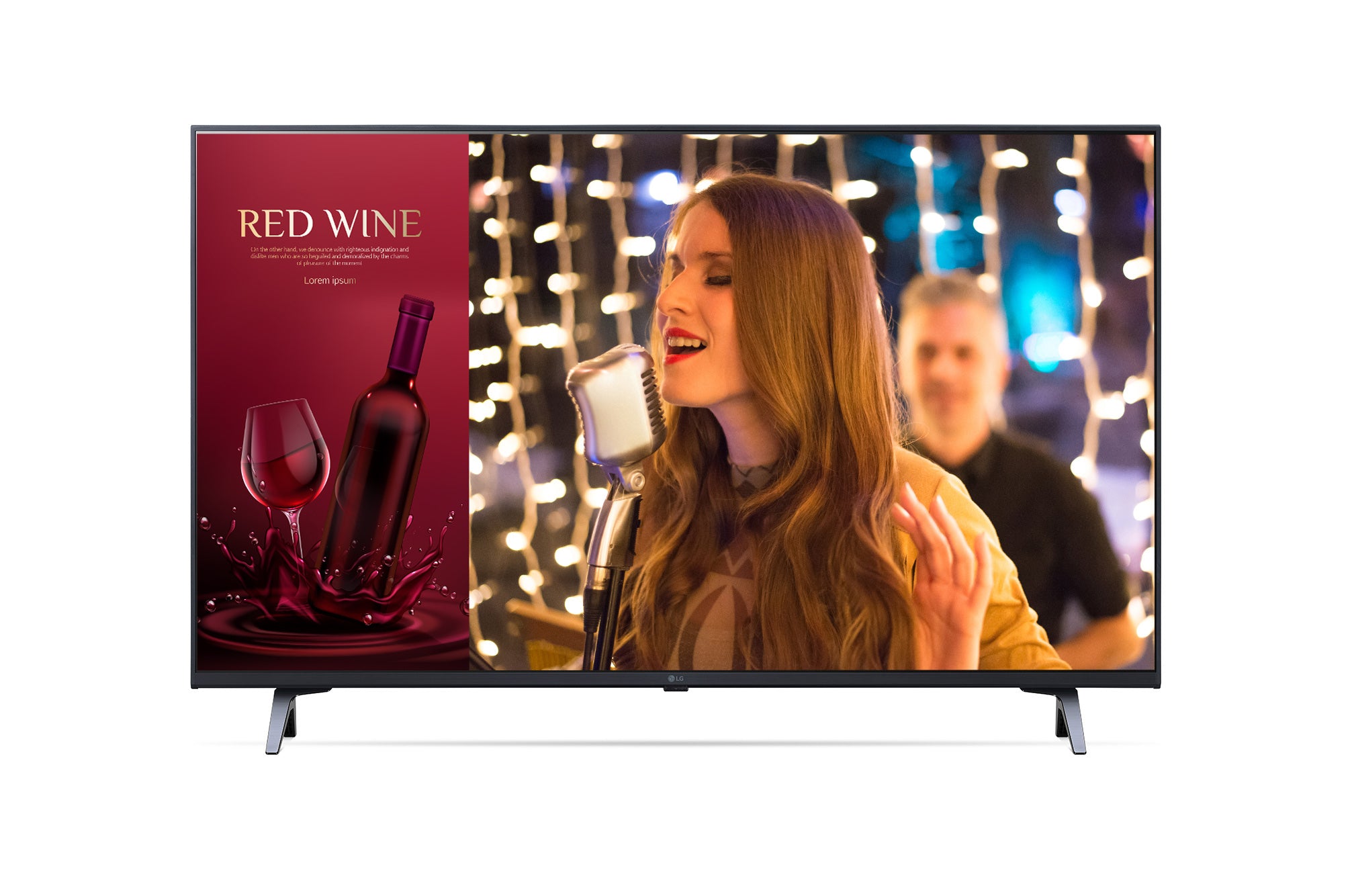TELEVISION SUPER SIGN PARA SEÑALIZACION DIGITAL LG 43 UHD, HDR 10, 300 NITS 16/7, WI-FI BUILT IN HDMI X2 USB, RF, RS-232, RJ45, BOCINA 10 W X2
