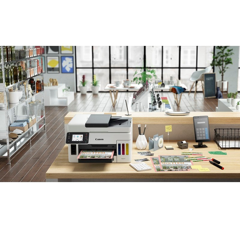 Canon Maxify GX6010 3-in-1 Color Continuous Ink Multifunction Printer