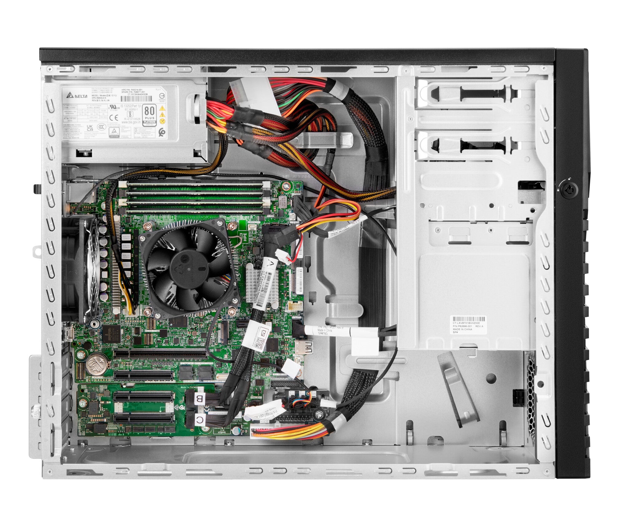 HPE ProLiant ML30 Gen11 6325P 3.5GHz 4c 1P 1x32GB-U 4LFF-NHP 2x1TB SATA HDD 1x350W PS LA Server