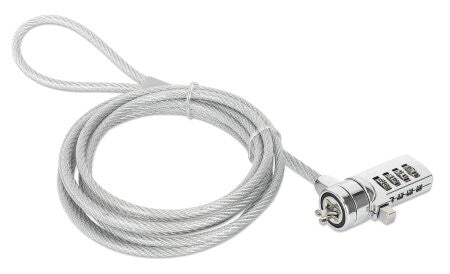 Manhattan 440448 cable antirrobo Plata 2 m