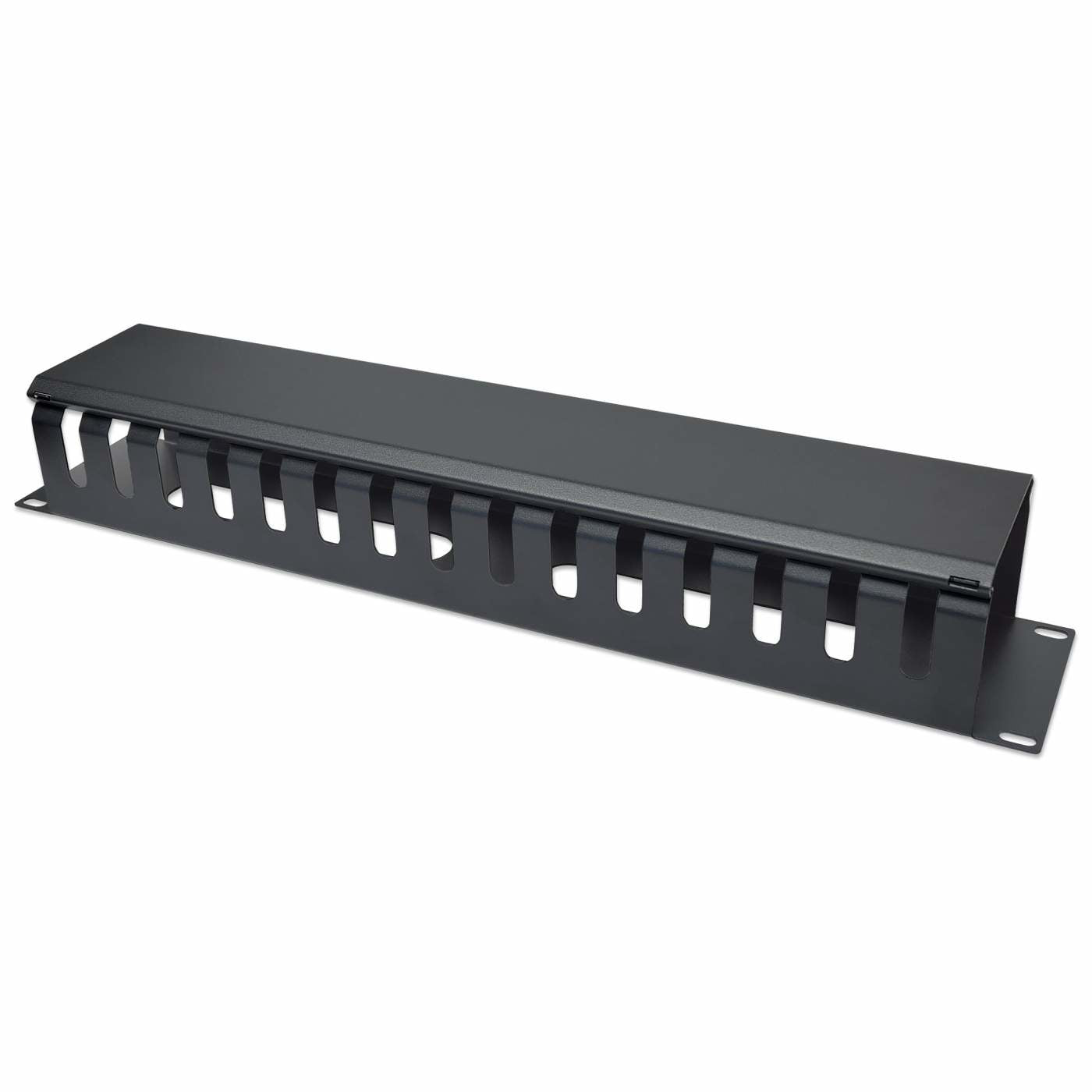 Organizador Horizontal Intellinet 19" Montaje en Rack 2U Metálico Color Negro