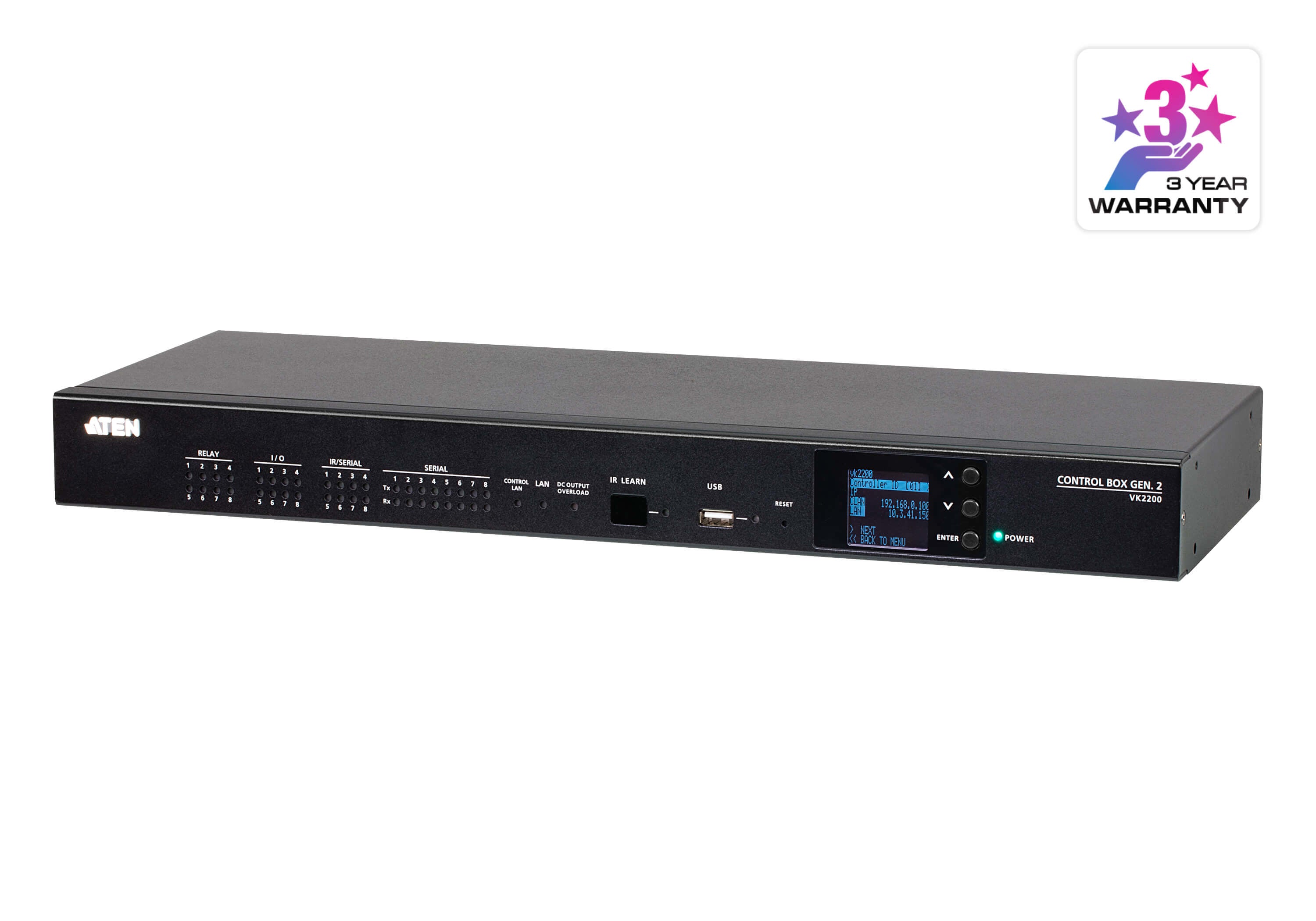 Sistema de control ATEN - Caja de control Gen. 2