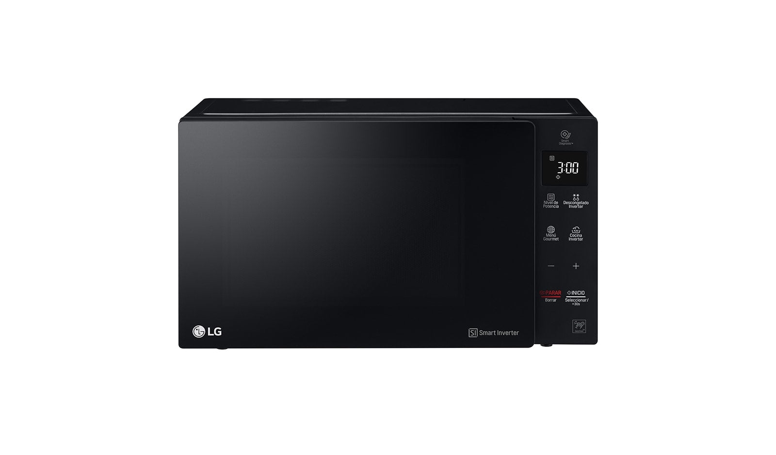 LG Smart Inverter NeoChef 1.5 cu. ft. EasyClean Microwave Oven, Black