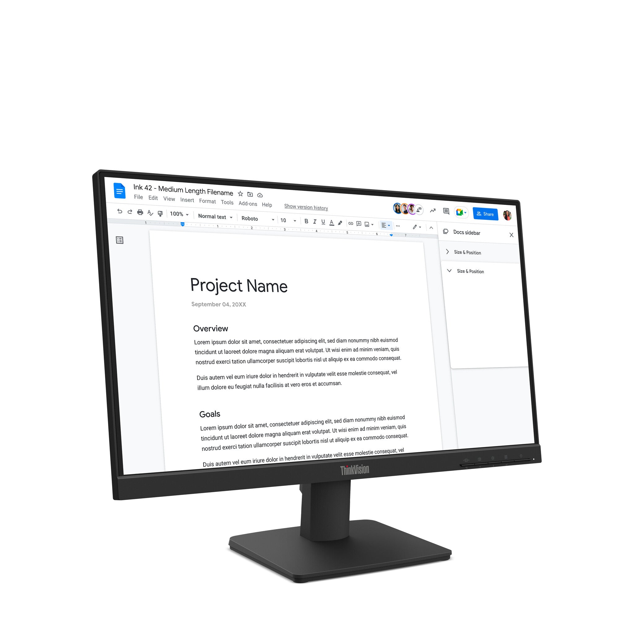 Lenovo ThinkVision S22-4e monitor de computadora 54.6 cm (21.5") 1920 x 1080 Pixeles Full HD LED Negro