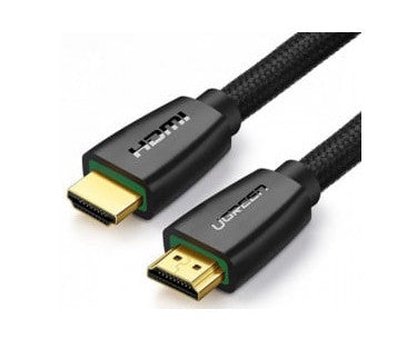 Cable HDMI 2.0 de Nylon Trenzado / 2 Metros (6.56 Pies) / 4K@60Hz / HDR / 3D / HEC (Canal Ethernet HDMI) / ARC (Canal de Retorno de Audio) / Color Profundo de 48 Bits / Audio de 32 Canales / HDCP 2.2 / Audio DTS: X / 18 Gbps / Blindaje de 4 Capas