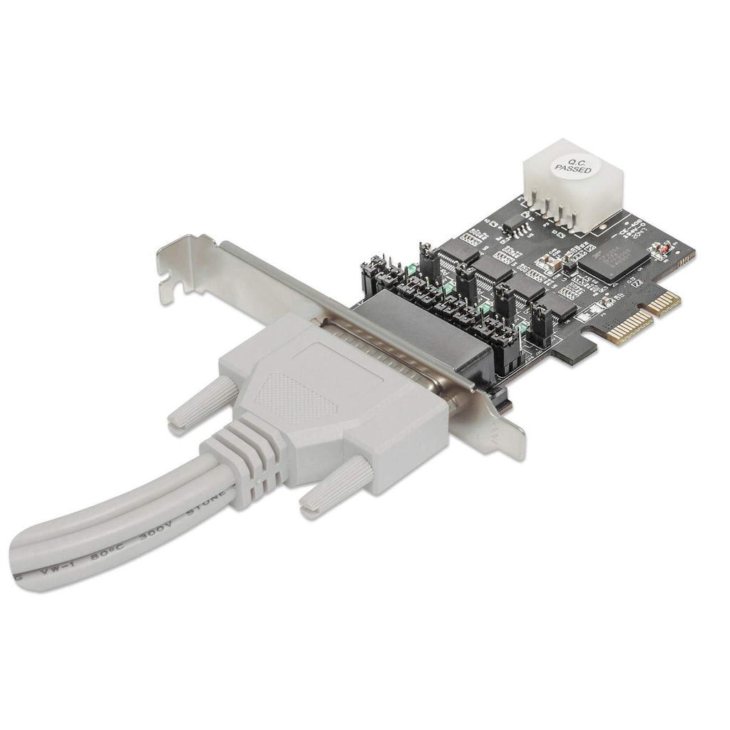 Manhattan PCI Express 4-Port Serial Card DB9