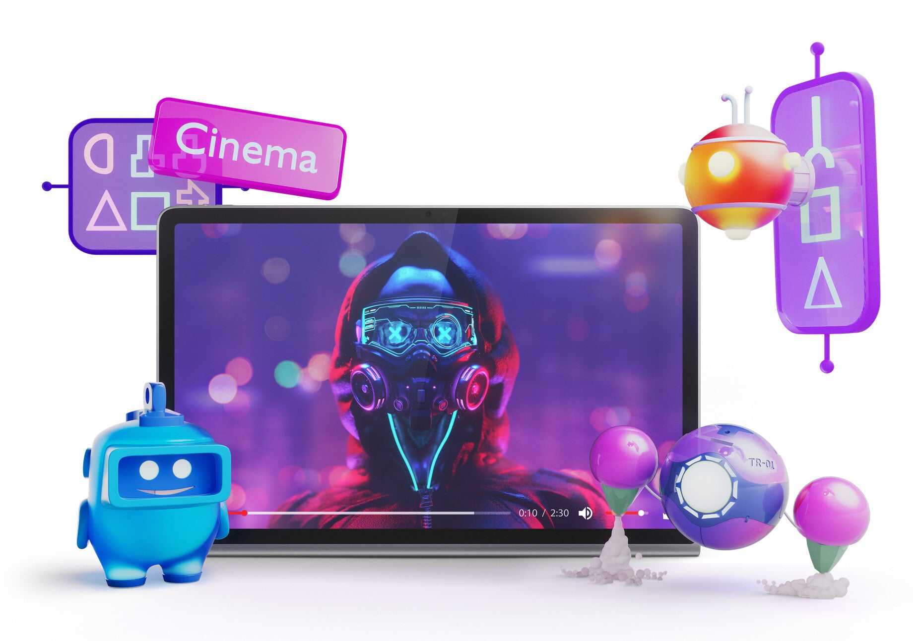 Lenovo Tab Plus Mediatek 128 GB 29.2 cm (11.5") 8 GB Wi-Fi 5 (802.11ac) Android 14 Gris