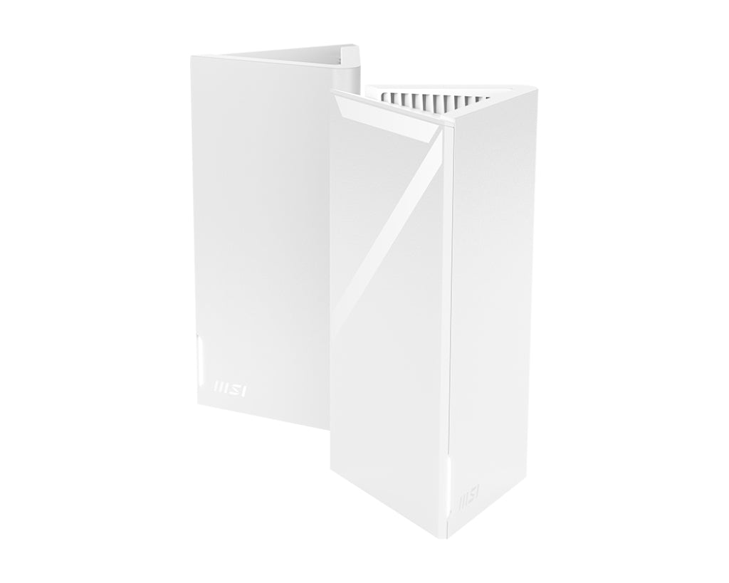Router MSI con Sistema de Red Wi-Fi en Malla Roamii BE Lite 2882Mbit/s 3x RJ-45 2.4/5GHz 4 Antenas Internas 2 pz Blanco