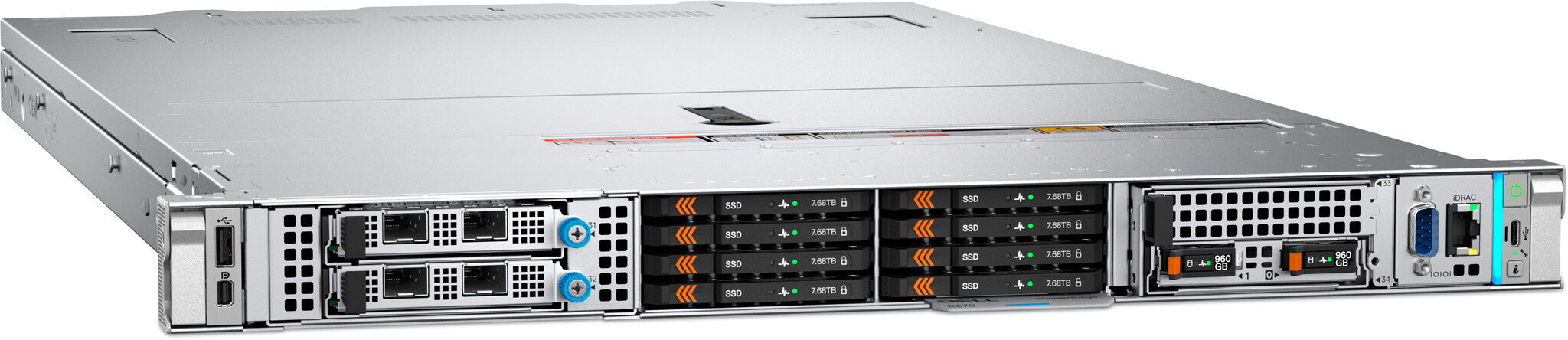 DELL PowerEdge R470 servidor 480 GB Bastidor (1U) Intel Xeon 6 6511P 2.3 GHz 32 GB DDR5-SDRAM 1100 W