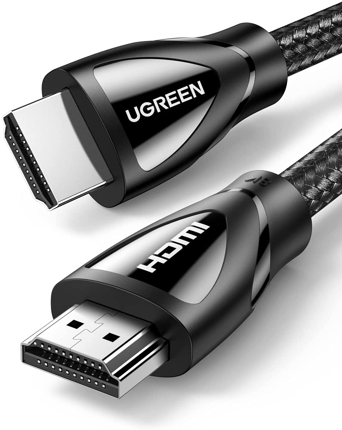 Cable HDMI 2.1 de Nylon Trenzado / 3 Metros / 8K@60Hz/4K@120Hz / eARC (Canal de Retorno de Audio / HDR10+ / VVR / HEC (Canal Ethernet HDMI) / ALLM / 3D / Dolby Atmos / Dolby Visión / 48 Gbps / Mayor Duración.