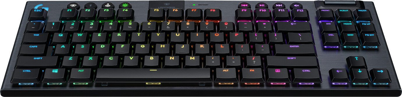 Logitech G 920-009495 teclado Juego RF inalámbrico + bluetooth QWERTY Inglés Carbono
